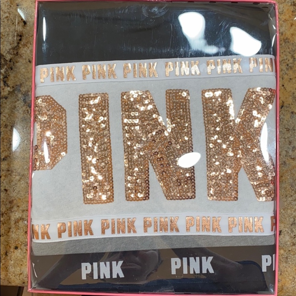 New in box VS college hoodie and leggings